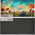 thumbnail image 6 of Abstract Poppy Flowers Door Mat 17x30 Inch, Watercolor Flowers Welcome Mats Home Decor Farmhouse Doormats,Decorations for Front Door,Indoor,Outdoor, 6 of 6