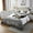 White Black, variant on YST Kids Panda Quilt Set Queen Size, Kawaii Animal Theme Toddler Coverlet Set For Kids Boys Teens Room Decor, Rustic Farmhouse Flower Leaves Bedding Set With 2 Pillowcases