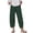 Army Green, variant on Zuesphe Womens Pants High Waisted Baggy Capri Pants for Women Stretch Pull on Womens Palazzo Pants Petite Womens Cargo Pants with Pockets Loose Fit