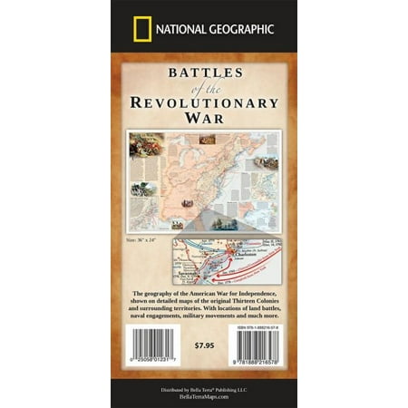 Battles of the Revolutionary War Map