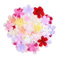 thumbnail image 2 of 200 Uds. Pétalos de flores artificiales, pétalos de flor de ciruelo, materiales de confeti, cabezas de flores artificiales para lanzar en ramo de boda, 2 of 9