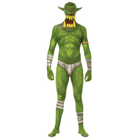 Morris Costumes New from Morph, and part of their Jaw Dropper collection is this gruesome morphsuit that makes you look like a green warrior alien creature, Style