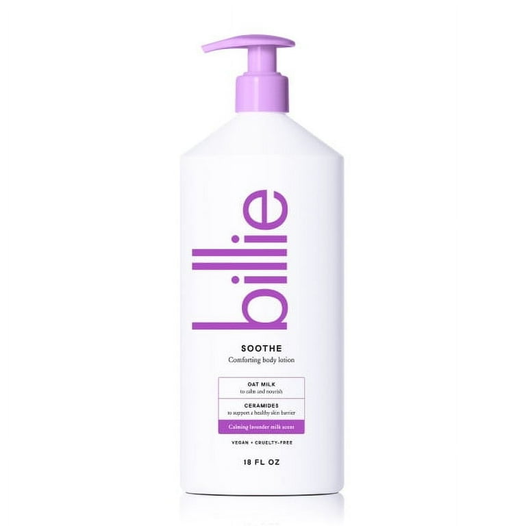 Billie, Women's Body Lotion, 18 fl oz, Lavender Milk Scent