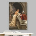 thumbnail image 3 of wall26 Framed Canvas Print Wall Art God Speed by Edmund Leighton Nature Wilderness Illustrations Fine Art Traditional Scenic Colorful Rustic for Living Room, Bedroom, Office - 12"x18", 3 of 5