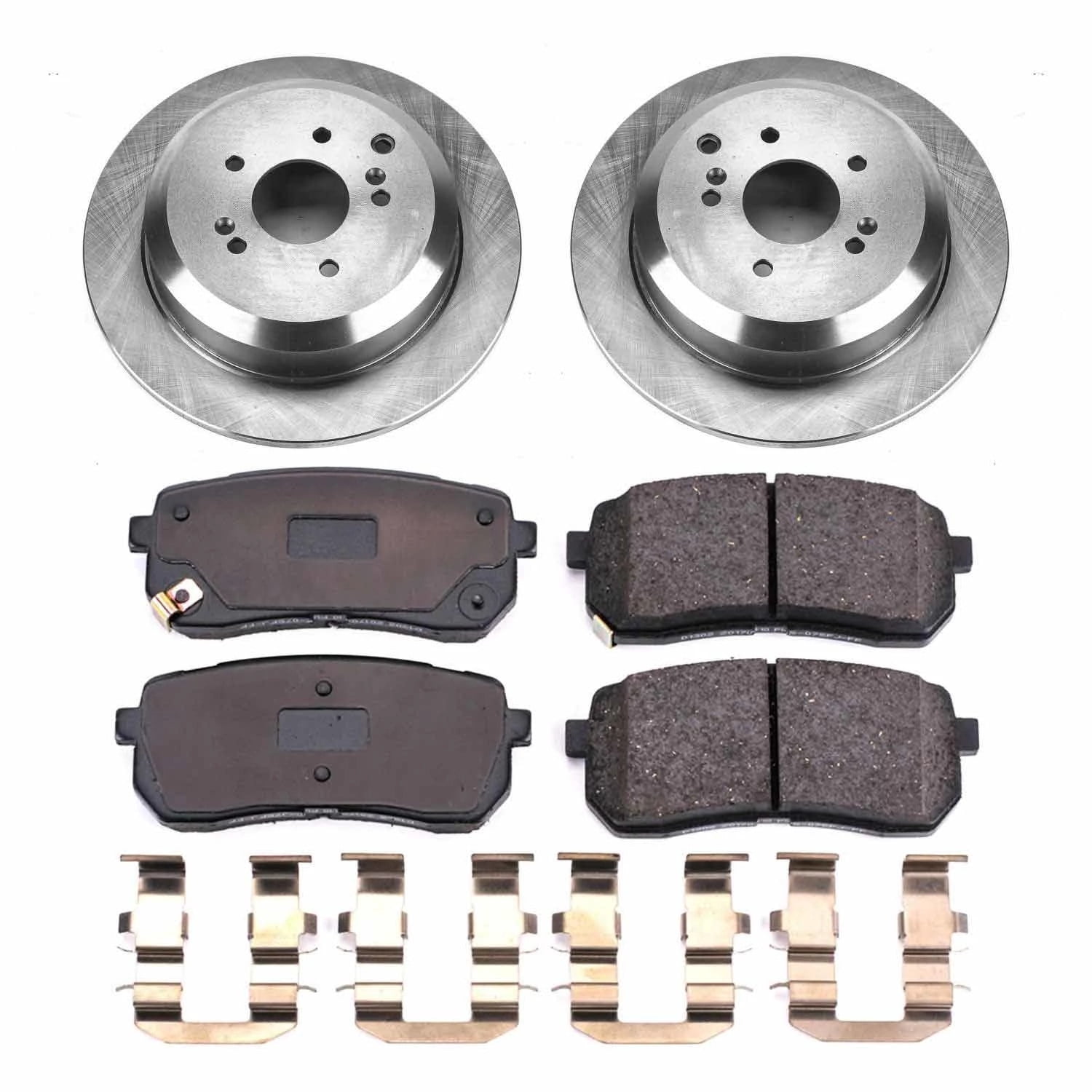 PowerStop Rear Stock Replacement Brake Pad and Rotor Kit Fits: HYUNDAI Select Models KOE5920
