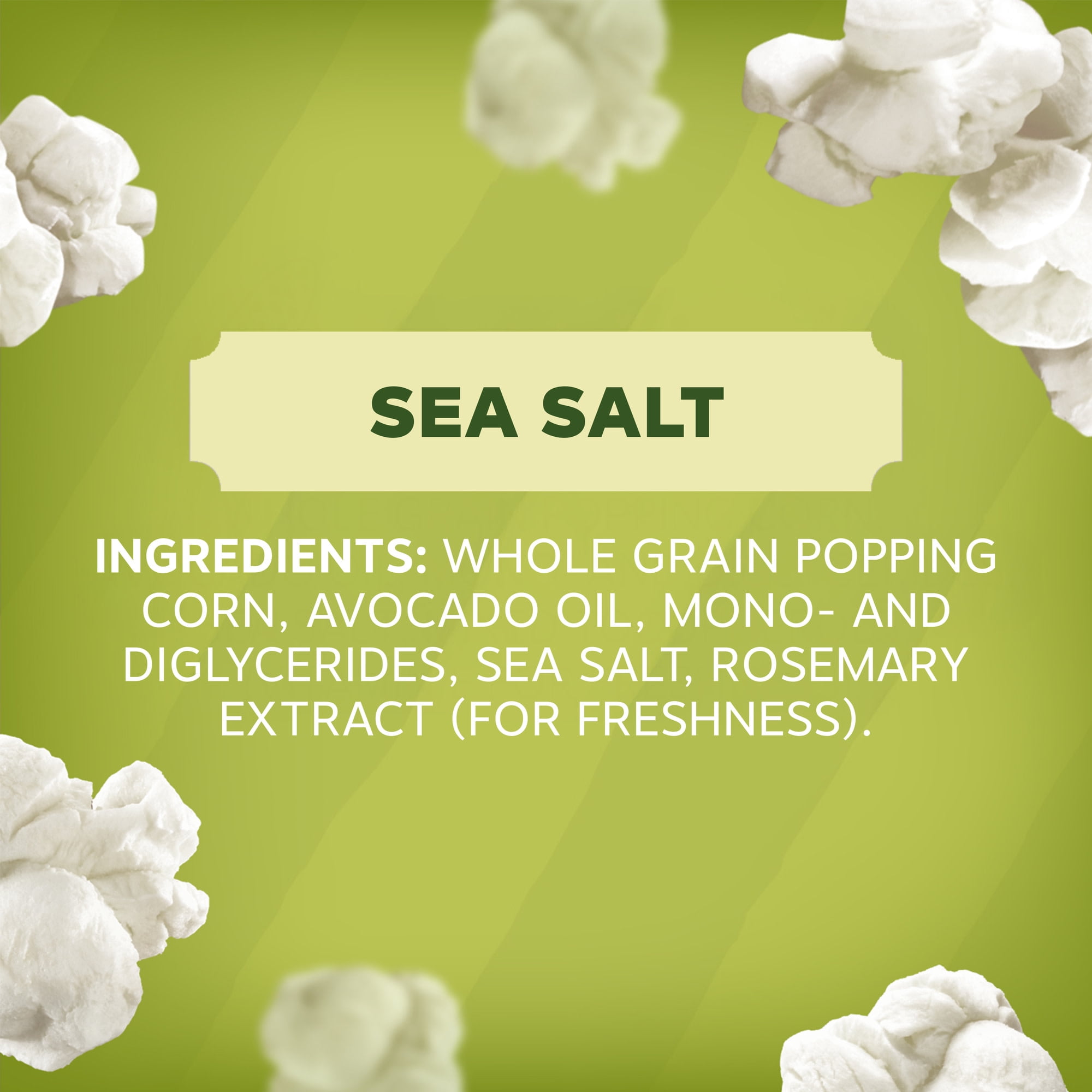 (4 pack) Orville Redenbacher’s Microwave Popcorn, Sea Salt Popcorn With Avocado Oil, 1.2 oz., 12-Count