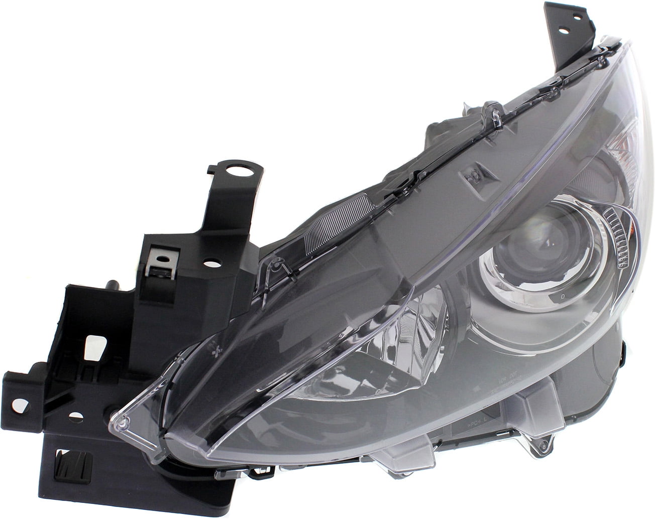Replacement REPM100320 Headlight Compatible With 2014-2016 Mazda 3 Sport Left Driver Halogen With bulb(s)