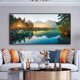 thumbnail image 4 of 1pc Nature Landscape Mountain Wall Poster, Wall Art Canvas Painting, 15.7*31.5in Frameless, 4 of 4