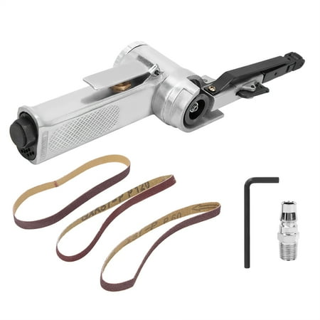

Fyydes Pneumatic Sanding Machine 10mm Pneumatic Belt Sander Air Grinding Polishing Machine For Furniture Wood Glass Metal 3/8in