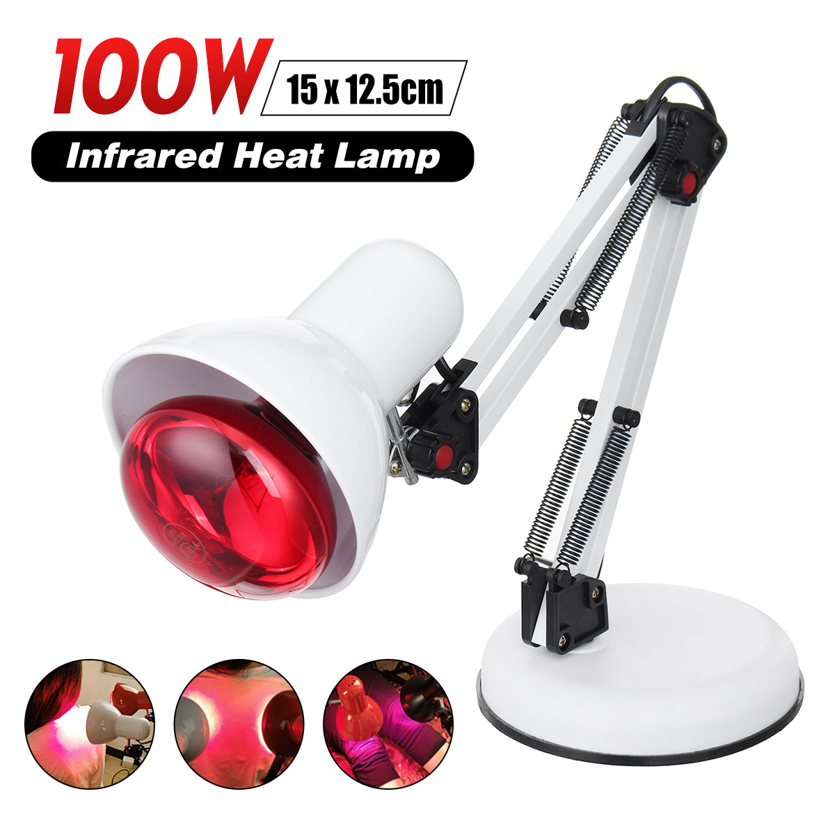 Infrared Heat Therapy Lamp Aches Physiotherapy Health Pain Lumbar Relief Light Walmart Canada
