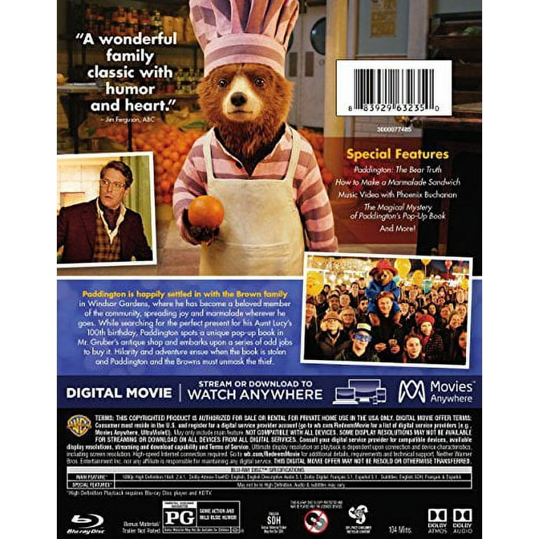 STUDIO DISTRIBUTION SERVI PADDINGTON 2 (BLU-RAY) BR708997