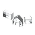 thumbnail image 2 of Inteprter 3 piezas de acero inoxidable 3D House Cake Mold Home Bakery Biscuit Mold Template Herramienta para hornear Utensilios de cocina Gadget Herramientas y accesorios para hornear, 2 of 6