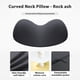 thumbnail image 4 of Almohada ergonómica de espuma viscoelástica para el cuello para aliviar el dolor - Almohada de soporte cervical ajustable para adultos, de 5,1-10 cm de altura, almohada ortopédica para dormir, 4 of 4