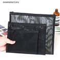 thumbnail image 2 of OO 1PCS New Zipper Make Up Bags Fashion Black Dot Transparent Mesh Cosmetic Bag OO, 2 of 4