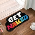 thumbnail image 5 of Lolynie Text Imitation Bathroom Floor Mat - Water Absorbing Entrance Hall Rug, Easy Clean Doormat, 5 of 5