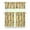 Cactus Yellow, variant on Succulent Kitchen Curtains Set of 3 with Cactus Design, 27.5x24 Inch Polyester Tier and Valance Drapes for Cafe, Spring Decor, and Holiday Window Treatment