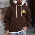 thumbnail image 1 of Sudadera con capucha para hombre, informal, a la moda, con estampado, con cordón, de manga larga, de poliéster, 1 of 5