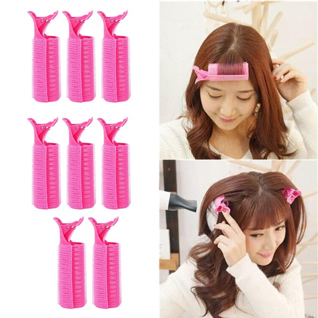 Pinza voluminizadora para del cabello, r voluminizador, rodillos portátiles cabello para niñas, peluquería, cabello , , Cantidad 8 Baoblaze Cabellos ondulados
