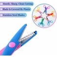 thumbnail image 4 of Cribun DIY Craft Supplies Set,Accfore 6 Pieces Decorative Paper Edge Creative Scissors for Card Scrapbooking, Crafts,Engraving, Kid DIY Handmade, 4 of 8