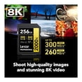 thumbnail image 3 of Tarjeta de memoria Lexar Professional 256GB 2000x UHS-II SDXC (paquete de 2), 3 of 8