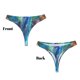thumbnail image 3 of Balery Colorful Winged Dolphin Tangas de Algodón para Mujer con Estampado – Ropa Interior Sexy, Transpirable, G-string-4X-Large, 3 of 6
