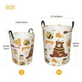thumbnail image 5 of Kll Cute Bee Honey Jar Hive Bear Waterproof Foldable Laundry Hamper Bucket With Handles For Storage Bin,Kids Room,Home Organizer (Small), 5 of 8