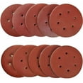 thumbnail image 1 of Discos de lijado abrasivos Discos abrasivos 100 piezas Discos de 150 mm Grano 40/80/120/180/320/600/800/1000/1500/2000 Ideal para pulir/lijar/eliminar óxido para lijadora excéntrica de 6 orificios, 1 of 5