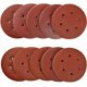 thumbnail image 1 of Discos de lijado abrasivos Discos abrasivos 100 piezas Discos de 150 mm Grano 40/80/120/180/320/600/800/1000/1500/2000 Ideal para pulir/lijar/eliminar óxido para lijadora excéntrica de 6 orificios, 1 of 5