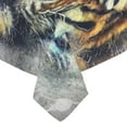 thumbnail image 3 of BSDHOME Nappe en Coton Lin Tigre 52x70 Pouces Nappe de Table pour Salle à Manger, Table à Thé, Pique-Niques, Fêtes, 3 of 5