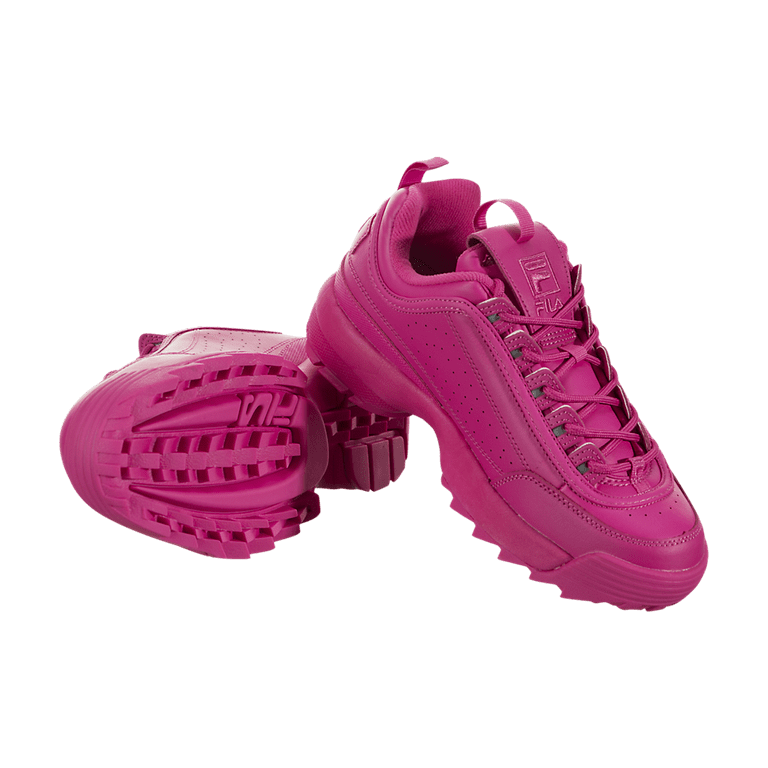 Fila womens disruptor ii in fuchsia store hot pink