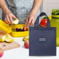 thumbnail image 6 of Insulated Lunch Bags, 2Pack 10"x6"x13" 8"x5"x9" Portable Container Bag Dark Blue, 6 of 6