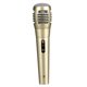 thumbnail image 5 of Micrófono con cable dinámico, Micrófono de mano, Karaoke, Micrófono para cantar, Altavoz vocal, dorado Inevent EL4758-01B, 5 of 7