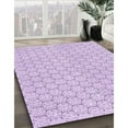 thumbnail image 3 of Ahgly Company Machine Washable Indoor Rectangle Transitional Orchid Purple Area Rugs, 5' x 7', 3 of 7