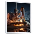 thumbnail image 2 of Designart "Payload Deployment in Space Shuttle IV" Space Shuttle Floater Framed Canvas Wall Art, 2 of 7