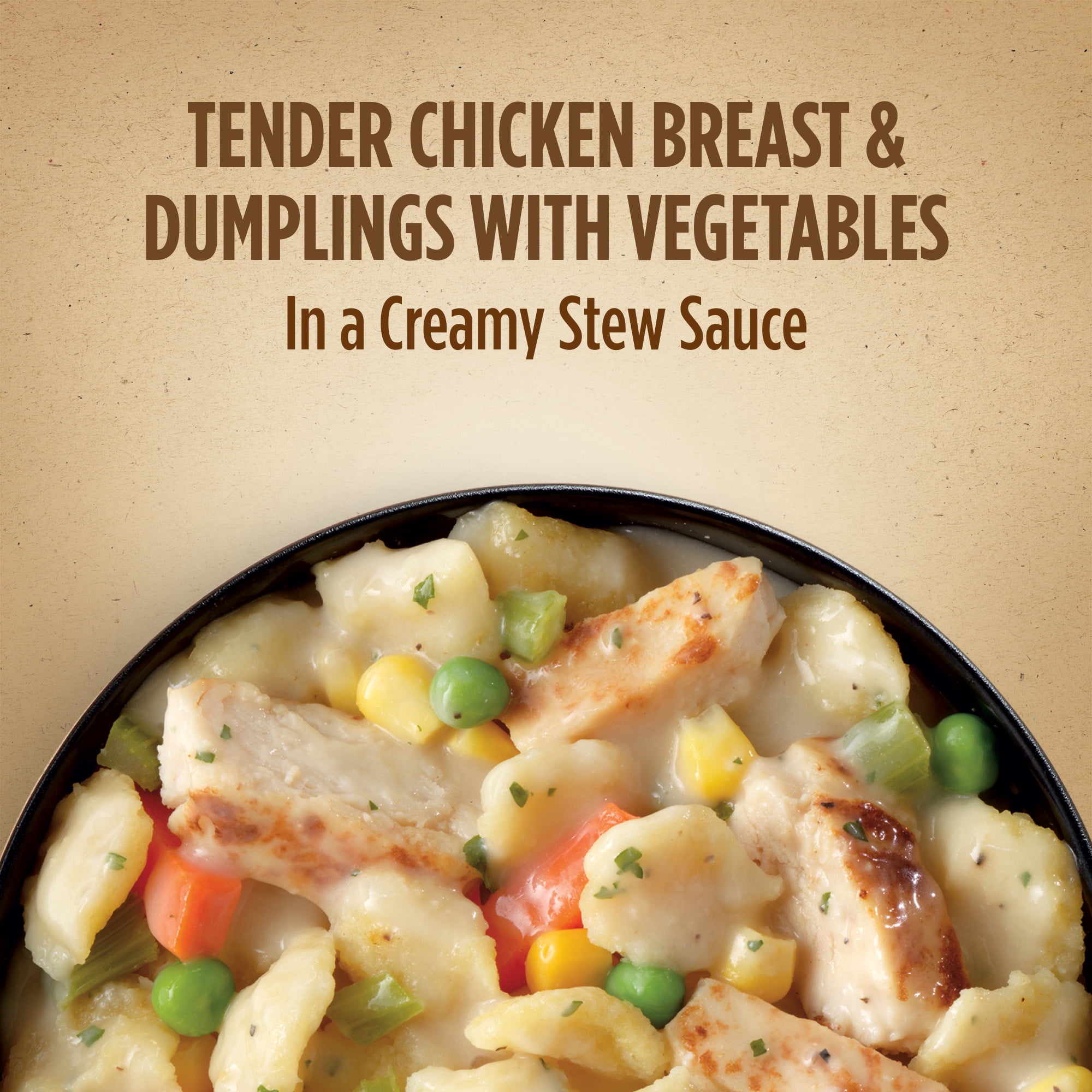 Marie Callender's Creamy Chicken and Dumplings, Frozen Meal, 12 oz. Bowl