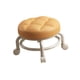 thumbnail image 5 of Asiento con ruedas, taburete con ruedas giratorio, portátil, cómodo, sofá giratorio de 360 grados, taburete de té, taburete con ruedas para el hogar, Naranja SM SunniMix Asiento de ruedas, 5 of 8