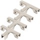 thumbnail image 2 of 4pcs T Shape Glass Clamps Steel Glass Clamps Glass Clip Clamp 3 Way Glass Connectors for 8-12mm glass, 2 of 2
