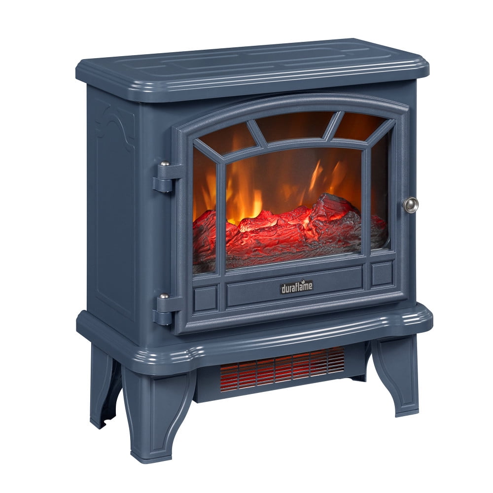 Duraflame® Infrared Quartz Electric Fireplace Stove Heater, Blue -  Walmart.com