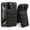 Black, variant on For iPhone 15 Pro Max Case,Puffer Adjustable Stand Compatible with Magsafe Soft Puffy Quilted Leather Full Body Shockproof Protective Phone Case,Brown