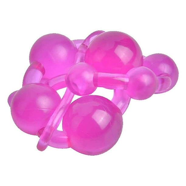 se puede tener sexo anal sin lubricante Cuentas de eslabón de cadena anal de silicona Butt Plug Sm Long Butt Plug  Beads con anillo de tracción
