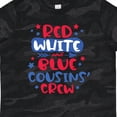 thumbnail image 4 of Inktastic Cousins Crew Red White and Blue 4th of July Boys or Girls Toddler T-Shirt, 4 of 5