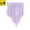 Purple, variant on Iumwxz Floral Sheer Lace Window Curtain with Scalloped Edges and Attached Valance, Rod Pocket Top for Easy Hanging, Adjustable Length with Back Hooks, Hand Wash Polyester Fabric