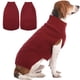 thumbnail image 1 of Jersey para perro IEcoII XL rojo oscuro de punto cálido sin mangas, 1 of 8