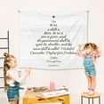 thumbnail image 3 of dinii Christmas Christian Tapestry, Bible Verse Christmas Wall Tapestry for Bedroom, Religious Xmas Scripture Tree Tapestries Wall Hanging Decor for Church Home Bedroom Living Room, 50x60 Inches, 3 of 3