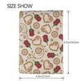 thumbnail image 3 of Pofeuu Valentine'S Day Rose Print Travel Document Organizer Passport Holder Men Women for Family (6.5 in x 4.5 in),Wallet Holder Credit Card Clutch Bag Case, 3 of 5