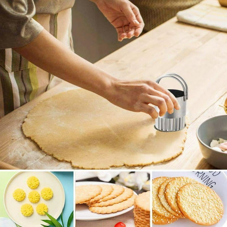Pastry Cutter, Biscuit Cutter, Dough Scraper, Silicone Baking Mats,  Stainless Steel Pastry Blender Set, Dough Cutter Biscuit Cutter Baking  Pastry Mat