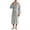 01-Green399, variant on XIAOCHA Men's Hooded Front Button Bath Robe Long Sleeve Relaxed Fit Fall Night Gown