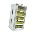 thumbnail image 5 of LeeQinersw Phone Storage Cabinet Aluminum Alloy Lockable Phone Locker for Repair Stores 60 Slots, 5 of 9