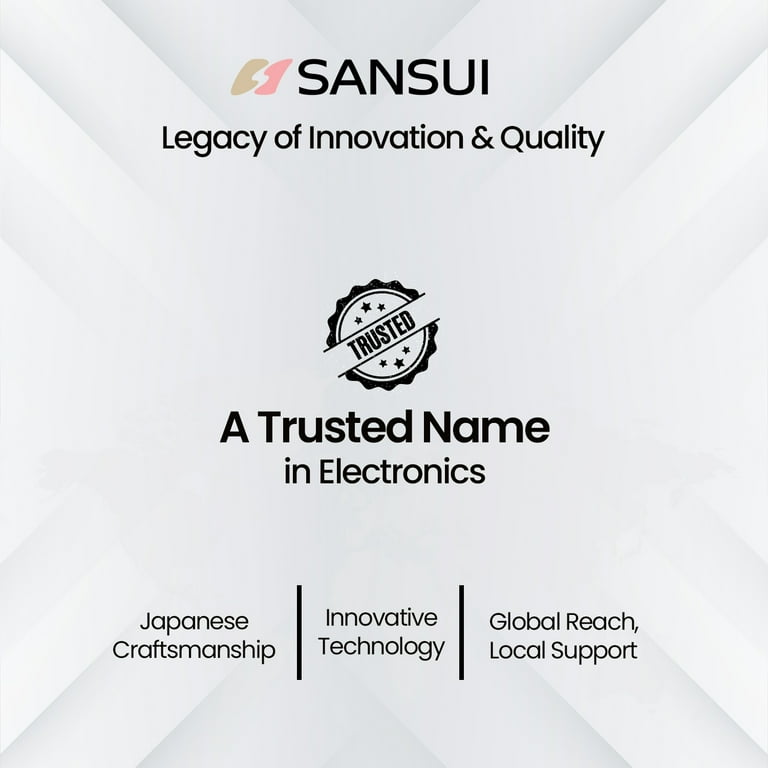 Sansui 55" OLED 4K UHD Frameless Design Smart TV with HDR, Dolby Atmos, 120Hz Refresh Rate, Built-in 2.1 Channel Subwoofer, Google TV