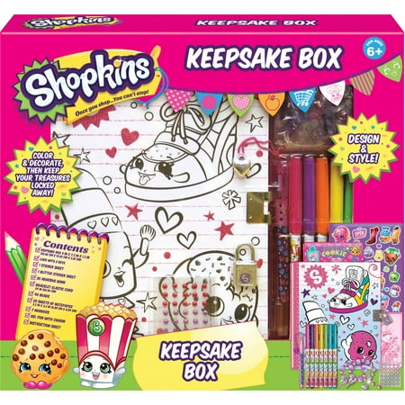 Shopkins Keepsake Box Set - Walmart.com